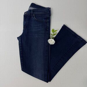 Citizens of Humanity Womens Dark Wash Bootcut Flare Jeans Sz 27 Mid Rise Stretch